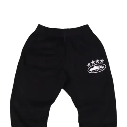 Corteiz 4Starz Alcatraz Sweatpants Black 1