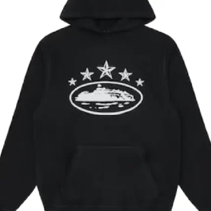 Corteiz 5 Starz Alcatraz Hoodie Black 1