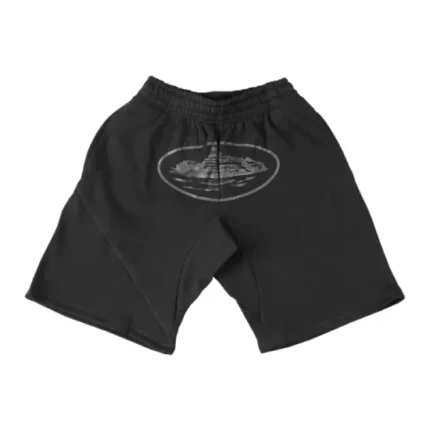 Corteiz Alcatraz Shorts Triple Black