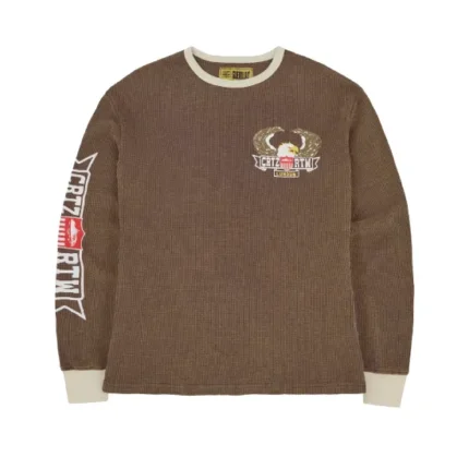 Corteiz Dipset Eagle Sweatshirt Brown 2